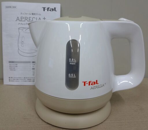 エイブイ：ティファール 電気ケトル BF805 アプレシアプラス 0.8L ※フィルター欠品