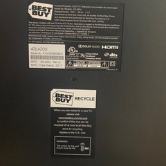 TOSHIBA　モニターの画像