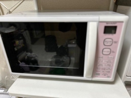 SHARPオーブンレンジ、ピンク色