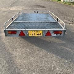 売約済み］平成27年製サントレックス(TD02ZT)軽トレーラーです