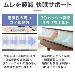 【ほぼ新品】60％OFF アイリスプラザ　コイルマットレス　シングルの画像