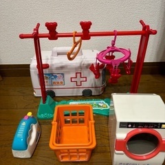 ポポちゃん　救急車　洗濯セット