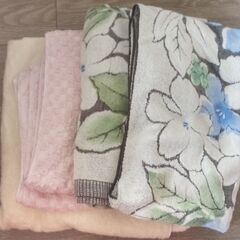 タオルやバスタオルです。の画像