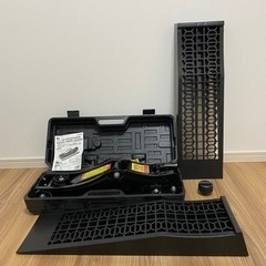 低床油圧ジャッキ&低床スロープ(2万円で購入)