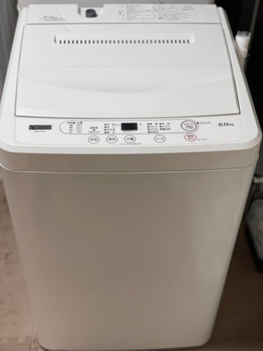 送料・設置込み可　洗濯機　6kg ヤマダ　2021年