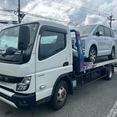 事故車・水没車・冠水車を積載車で移動✌️ 事故現場までいつでもすぐ‼️