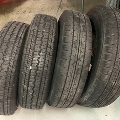 祝成約☆ありがとうございました☆13インチタイヤホイルセット☆軽トラ☆145R13 6PRの画像