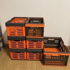 ダイソー　折りたたみコンテナの画像