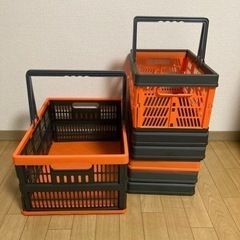 ダイソー　折りたたみコンテナの画像