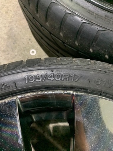 祝成約☆ありがとうございました☆RAYS☆GENOMA☆17×6J 100×4Hおまけタイヤ2本付き☆