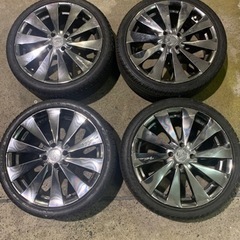 祝成約☆ありがとうございました☆RAYS☆GENOMA☆17×6J 100×4Hおまけタイヤ2本付き☆