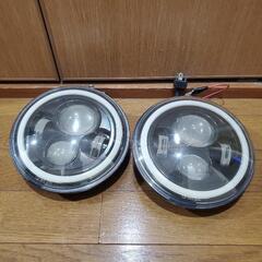 7インチ　ヘッドライト　LED