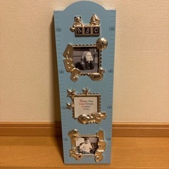 身長計付き　フォトフレームの画像