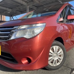 H27年式極上車‼️ガソリン代 節約☆ミニバン ハイブリッド入りました‼️月々1.3万円〜分割払い可❗️車検2年付き！大人気☆ニッサン セレナハイウェイスター☆クルーズコントロール搭載☆8人乗り☆SDナビ付き☆TV見れます☆バックカメラ付き☆両側スライドドア☆ドラレコ付きのフル装備☆車内広々三列シート‼️の画像