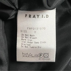 FRAY I.D ノースリーブ 膝丈ワンピース ギンガムチェック ベルト付きの画像
