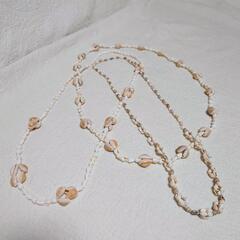 【決定】【未使用】シェルネックレス 3本