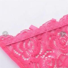 赤Tバック紐パンレディース下着パンツセクシーレース透け感の画像