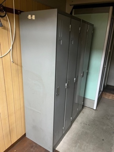 オフィス用家具 2連スチールロッカー