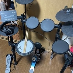 お近くまで配送いたします！YAMAHA 電子ドラム DTX482K スローン、防音マット付き