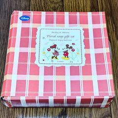 ★新品未使用★ ① ディズニー　ミッキー&ミニーフローラルソープギフトセットの画像