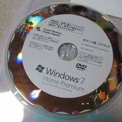 Windows 7 Home Premium ■ 32bit ■ オペレーティングシステムソフトの画像