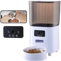 残1❗️新品未使用 5L大容量【自動給餌器】猫中小型犬ペット 自...