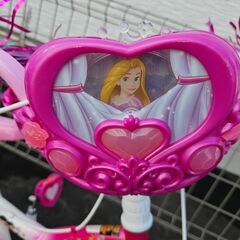 補助輪付き自転車 ディズニープリンセス　Disney Princess Kids' Bike, Pink, 16-inchの画像