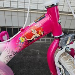 補助輪付き自転車 ディズニープリンセス　Disney Princess Kids' Bike, Pink, 16-inchの画像
