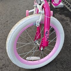補助輪付き自転車 ディズニープリンセス　Disney Princess Kids' Bike, Pink, 16-inchの画像