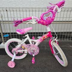 補助輪付き自転車 ディズニープリンセス　Disney Princ...