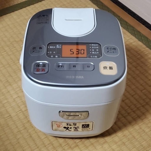 （お話し中）アイリスオーヤマ❗極厚火釜3合炊き❗清掃済み❗2019年製❗