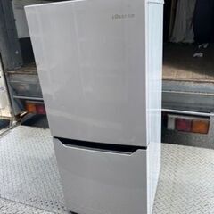 福岡市内配送無料　ハイセンス 【右開き】130L 2ドアノンフロン冷蔵庫 エディオンオリジナル パールホワイト HR-D1302