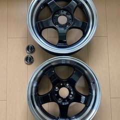 (ヤフオクで売れましたヽ(*ﾟ∀ﾟ*)ﾉ)超美品　ステルスレーシング　K36 16インチ　5.5J ＋43 2本　