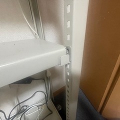 薄型中量ラック w1500xd300xh1800 5段　家具 収納家具 キャビネットの画像