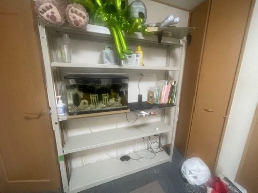 薄型中量ラック w1500xd300xh1800 5段　家具 収納家具 キャビネット