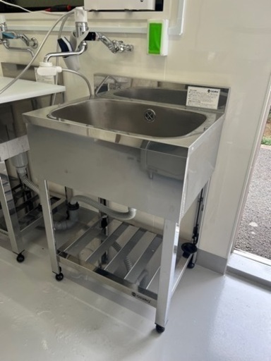 【1回使用のみ】業務用一層シンク 600×450×800