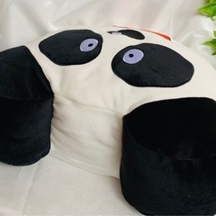 たべっ子どうぶつ　もっちりフェイスクッション　ぱんだ　ぬいぐるみ　BIGの画像