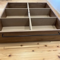 無印良品　ベッドフレーム下収納の画像