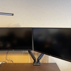 LG モニターディスプレイ 27インチ 2つ
