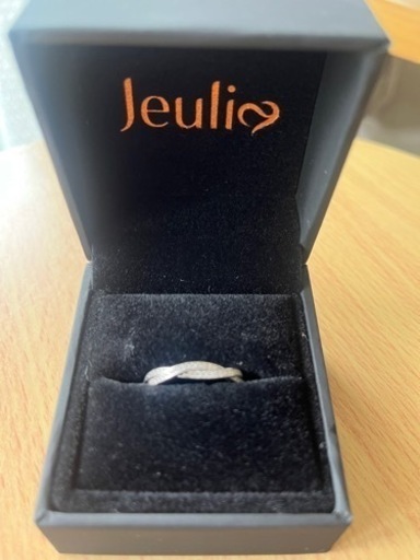 Jeulia ツイストシルバーリング#15