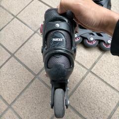 【値下げ】ROCES インラインスケート ピンク 19cm〜 21cmの画像