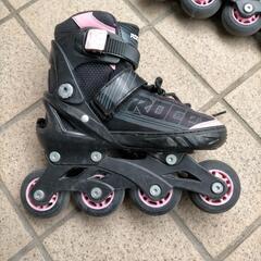 【値下げ】ROCES インラインスケート ピンク 19cm〜 21cmの画像