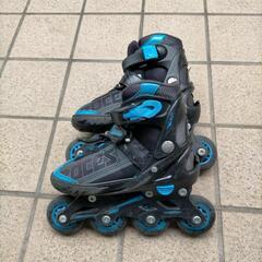 【値下げ】ROCES インラインスケート ブルー 19cm〜 21cm