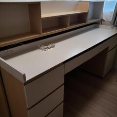 家具 ロフトベッドデスク付の画像