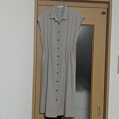 ワンピース　合わせやすいグレー