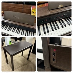 【超美品‼️】カシオ 2016年製 電子ピアノ 88鍵盤 プリヴィア オークウッド調ブラウン♪の画像