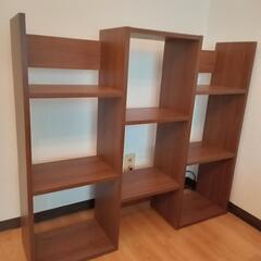 【5月中旬処分】家具 収納家具 オープンラック　ブラウン
