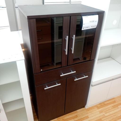 ★ジモティ割あり★ NITORI　食器棚　ダークブラウン　クリーニング済　YJ2388