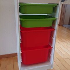 IKEA玩具収納棚の画像