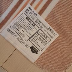 電気毛布 190×130 cm 敷きタイプ 洗えるの画像